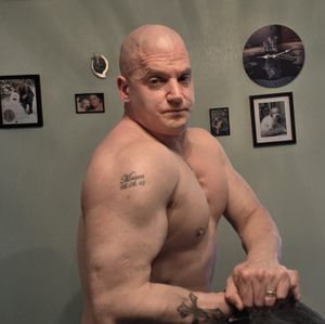 Signed photo front chest pose