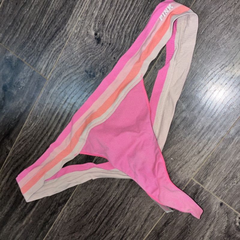 Pink worn panties