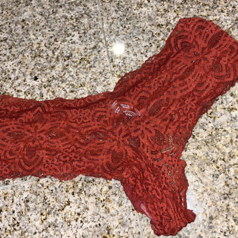 Creamy pussy worn panties