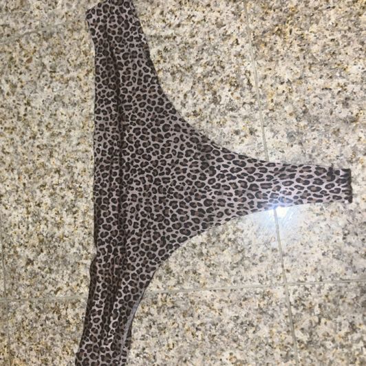 Cheetah print dirty panties