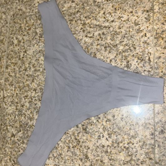 Grey worn thong