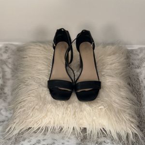 Black Chunky heels