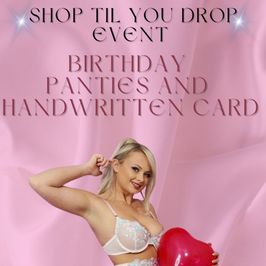 Birthday Panties and Card XL