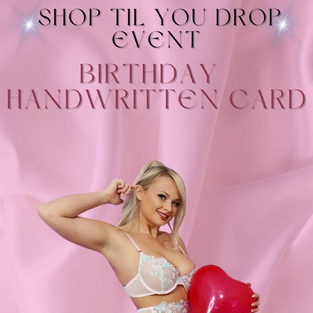 Handwritten Birthday Card