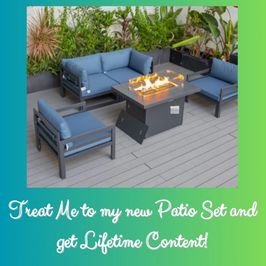 Treat me to my new patio set and get LIFETIME content!