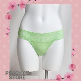 Green Lace Band Panties