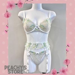 White Designer Underwear Set