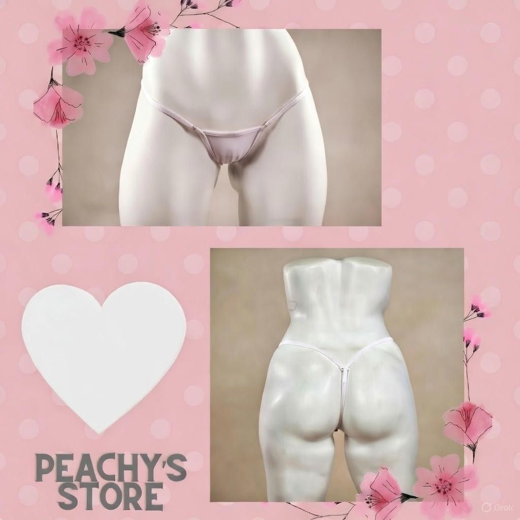 White Ultra Low Rise Thong
