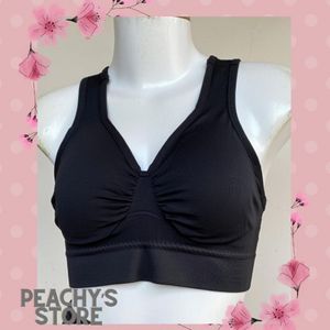 Black Sports Bra