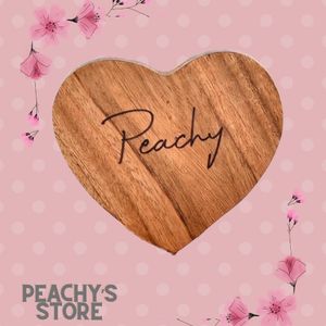 Signed Wooden Coaster