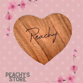 Signed Wooden Coaster