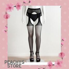 Fishnet Crotchless Pantyhose