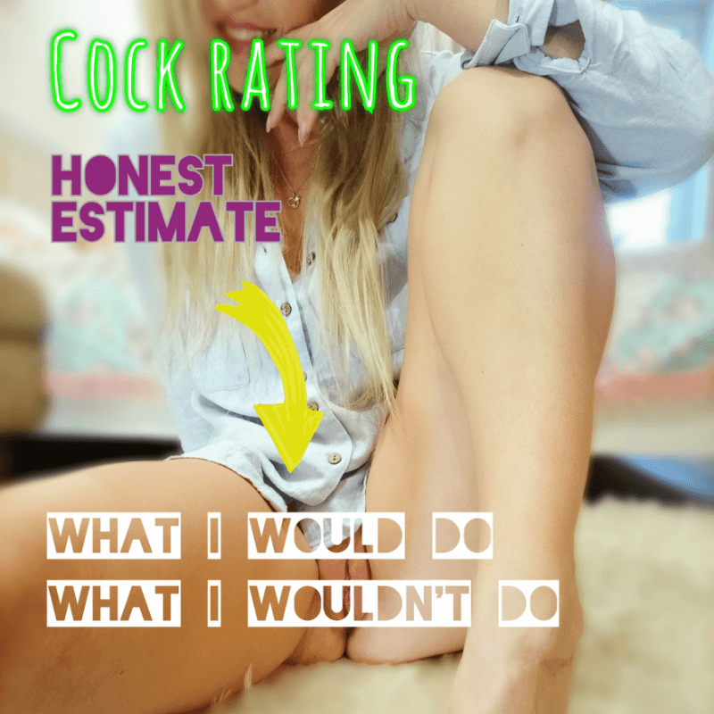 Cock rating customized video 5 min