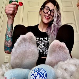 Photo Set: After the Sock Plush Crush Soles POV