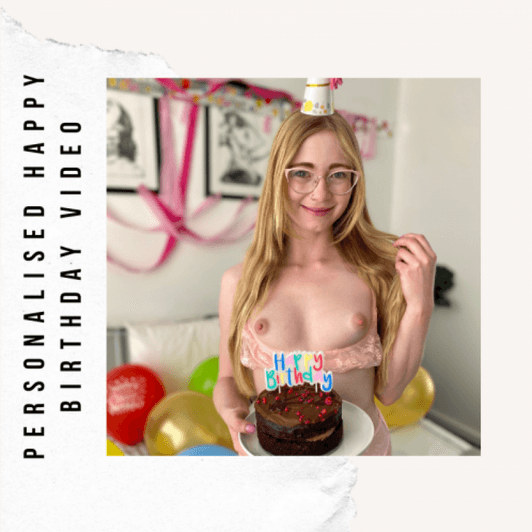 Personalised Happy Birthday Video