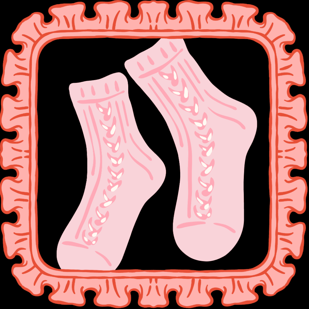 Standard Pair of Socks: Worn