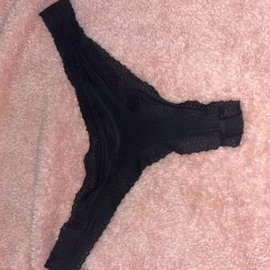 Black thong