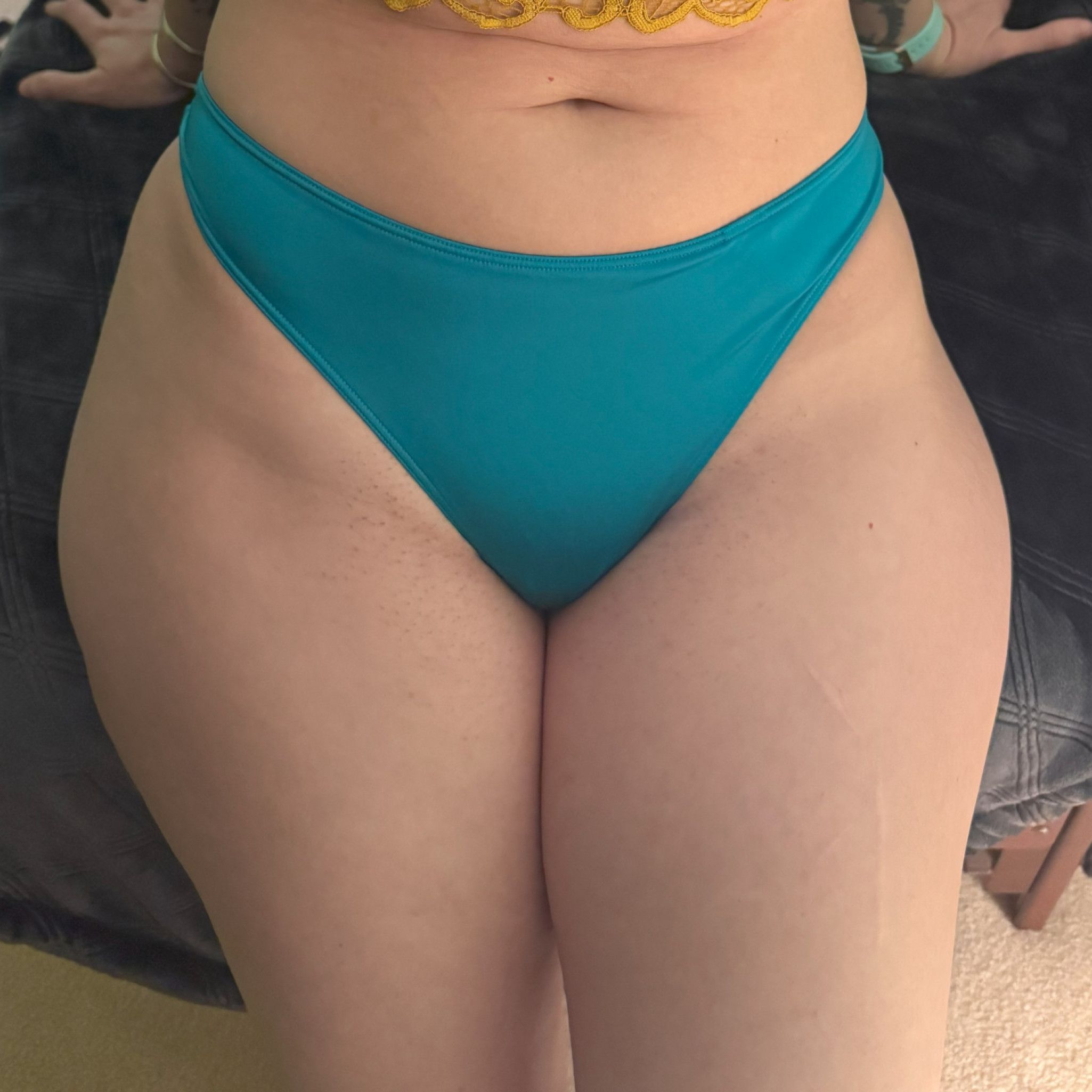 Teal VS G String Thong