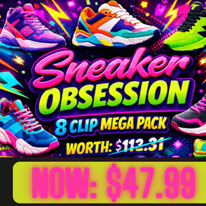 Sneaker Obsession Weekend 8 Clip Mega Pack