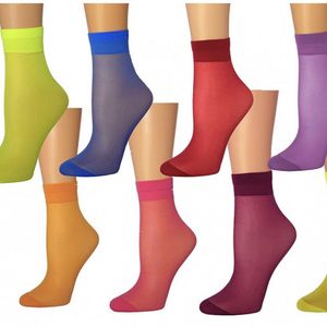 Worn Sheer Nylon Socks