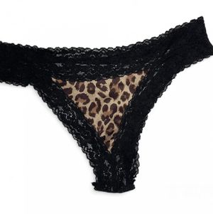 Pink Foxx Leopard Print Thong