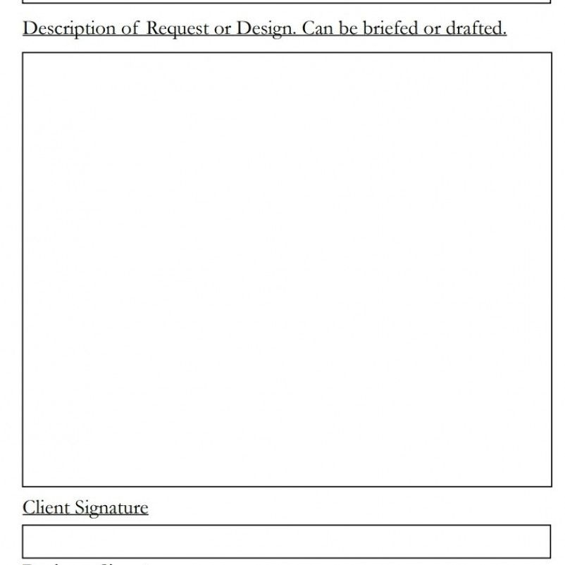 Description of what you want