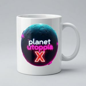 Planet Utoppia X Neon Logo Mug