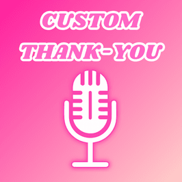 Custom Thank You