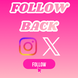 Follow Back on Socials