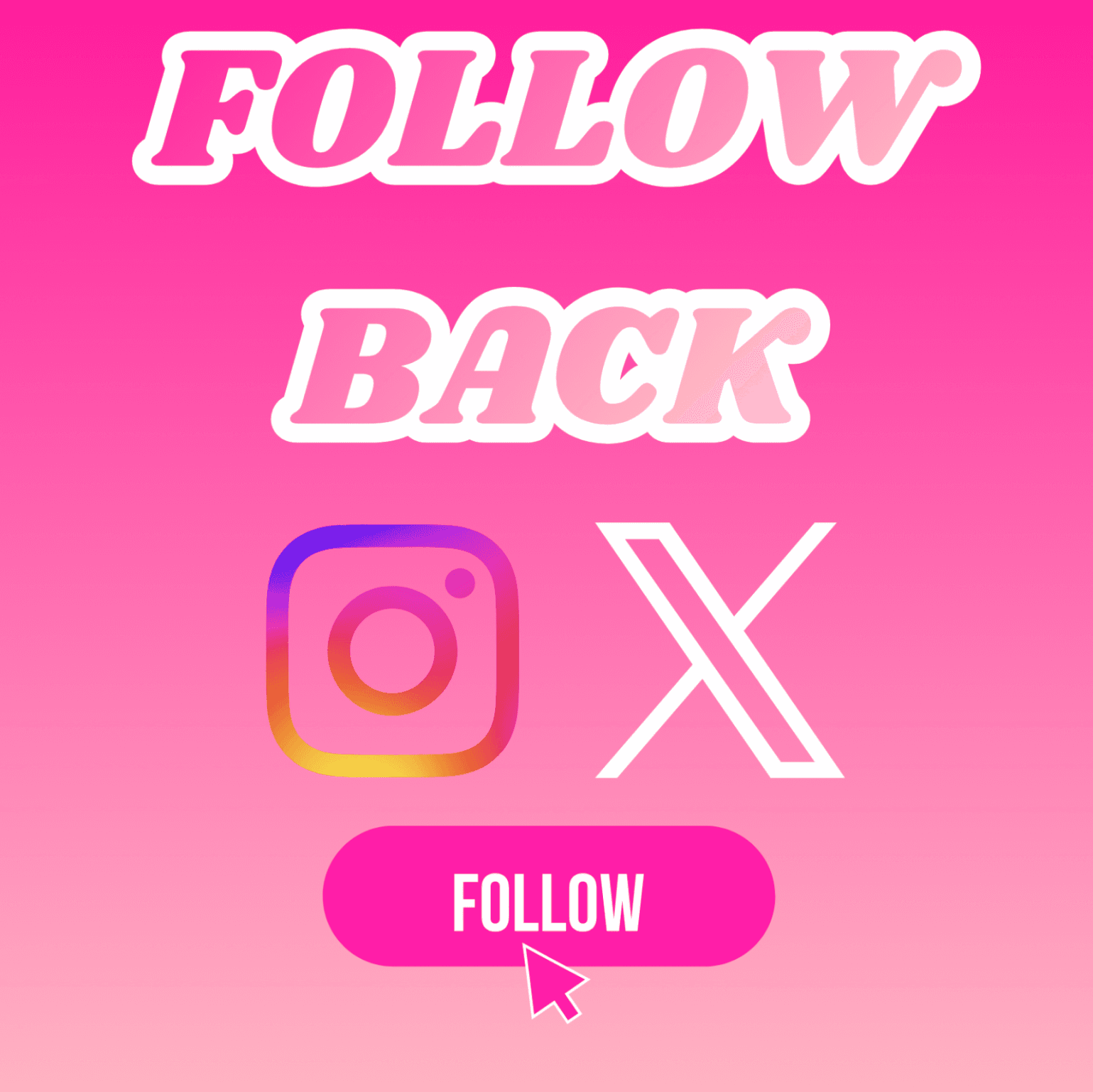 Follow Back on Socials