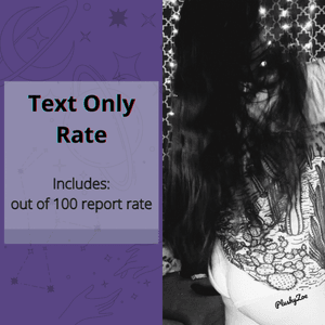 Text Only Rate Report