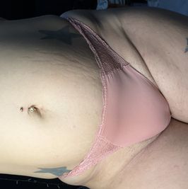 Blush pink thongs