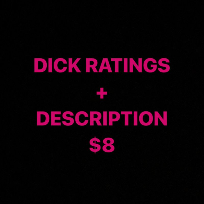 Dick Rating and Description