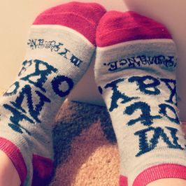 Worn Just for You Socks or fishnets!