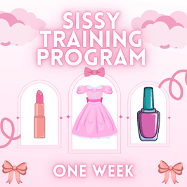 sissy training program: one week