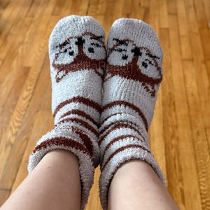Super Cute Fox Socks!! Heavily Worn!!