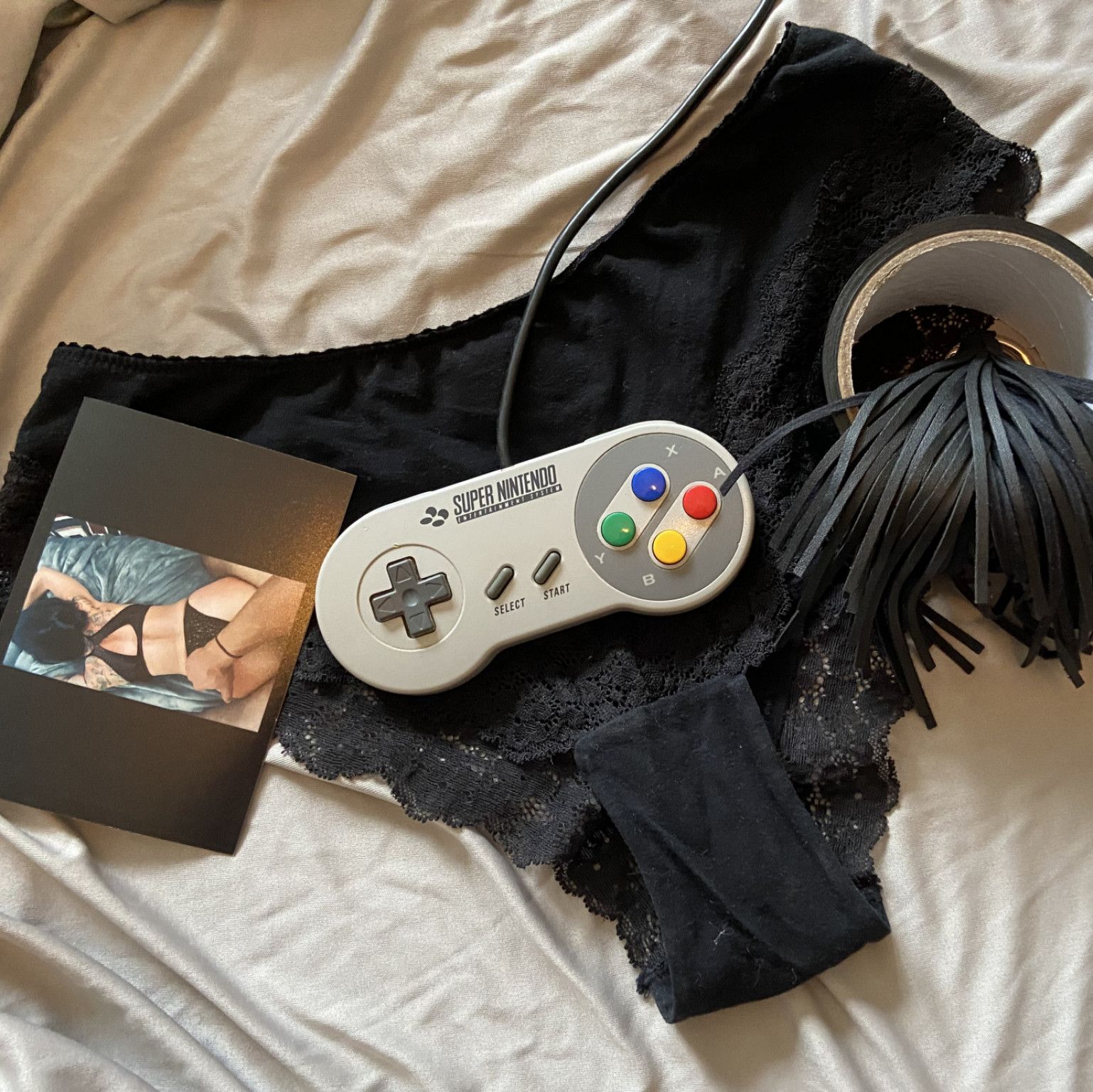 Nintendo Controller and Panties