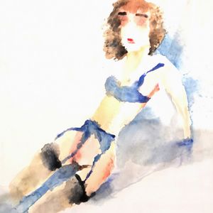 Lingerie selfportrait 1