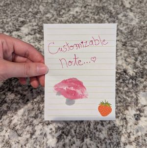 Fully customizable note