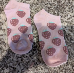 Brand new strawberry socks