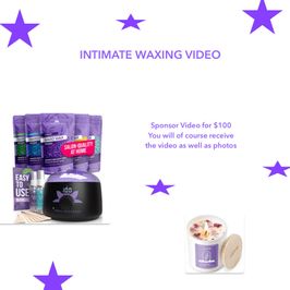 INTIMATE WAXING VIDEO SPONSOR