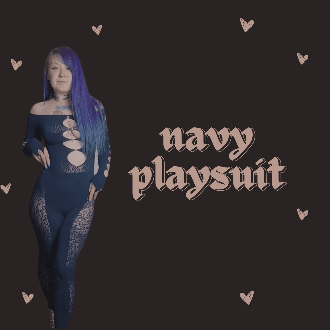 Navy Playsuit