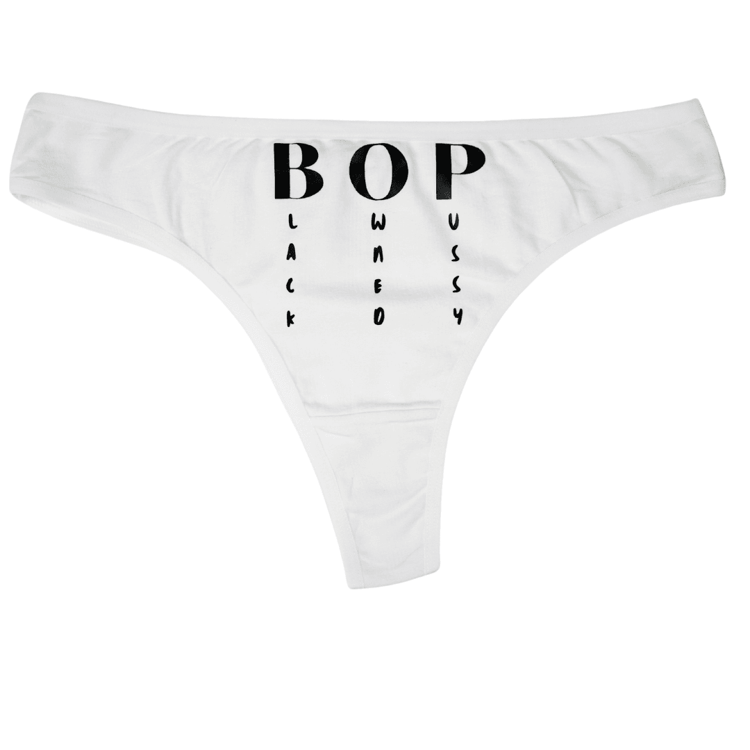 BOP Black Owned P Thong