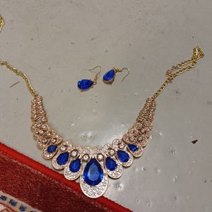 Royal Blue Crystal Jewelry Set