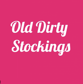 Worn stockings black or white