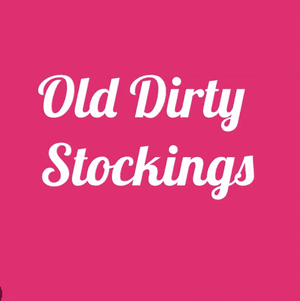Worn stockings black or white