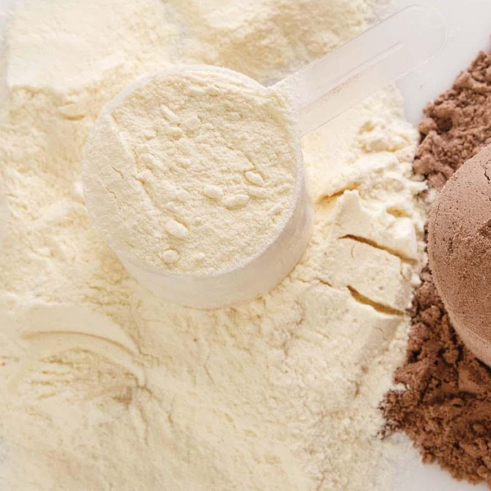 One scoop of whey powder