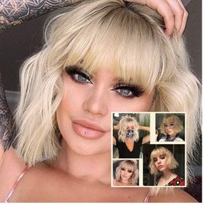 Short Blonde Wig