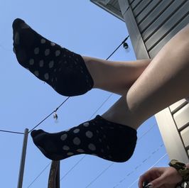 polka dot ankle socks
