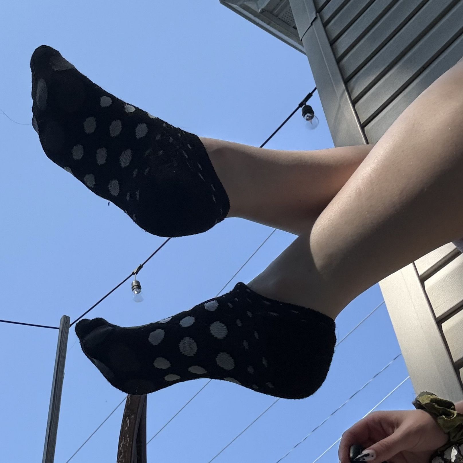 polka dot ankle socks